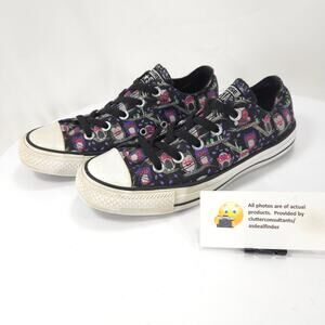 Converse All Star Lace Up Atheltic Sneaker Shoe Womens Size 6 543288F Black